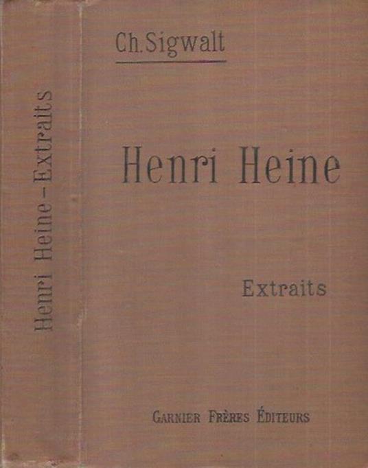 Henri Heine - copertina