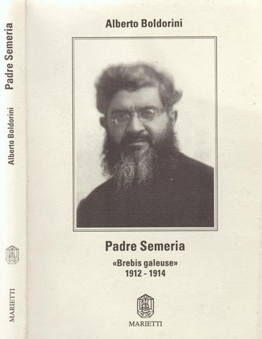 Padre Semeria - Alberto Boldorini - copertina