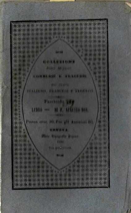 La famiglia Riquebourg - Eugenio Scribe - copertina