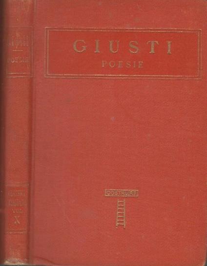 Poesie - Giusti - copertina