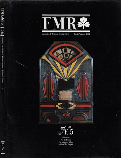 FMR Anno 1982 n. 5 - Franco Maria Ricci - copertina