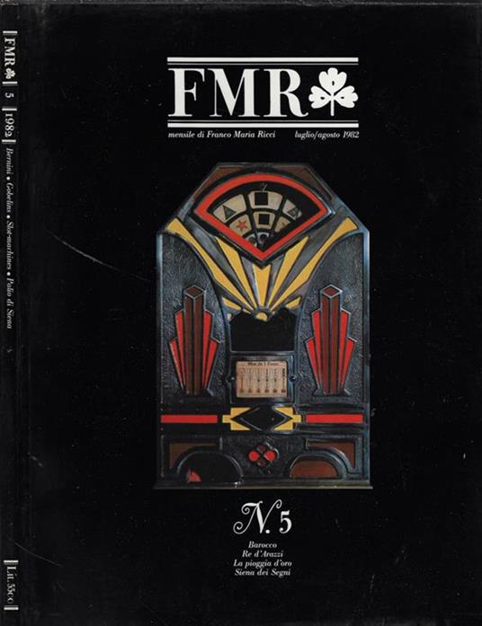 FMR Anno 1982 n. 5 - Franco Maria Ricci - copertina