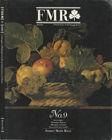 FMR America Anno 1985 n. 9 - Franco Maria Ricci - copertina