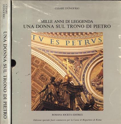 Una donna sul trono di Pietro - Cesare D'Onofrio - copertina