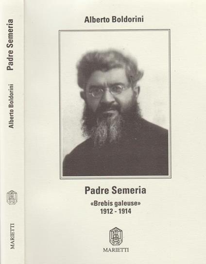 Padre Semeria - Alberto Boldorini - copertina
