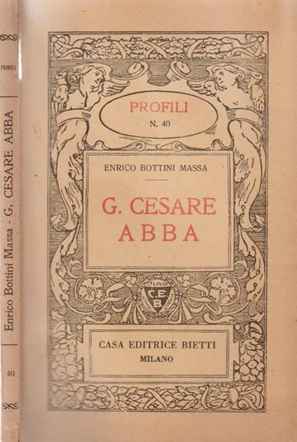 G. Cesare Abba - Enrico Bottini Massa - copertina