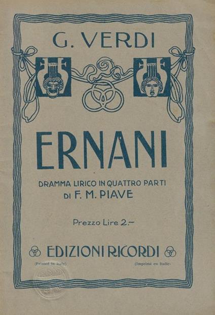Ernani - Giuseppe Verdi - copertina