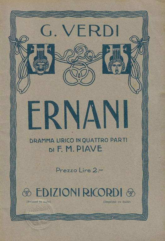 Ernani - Giuseppe Verdi - copertina