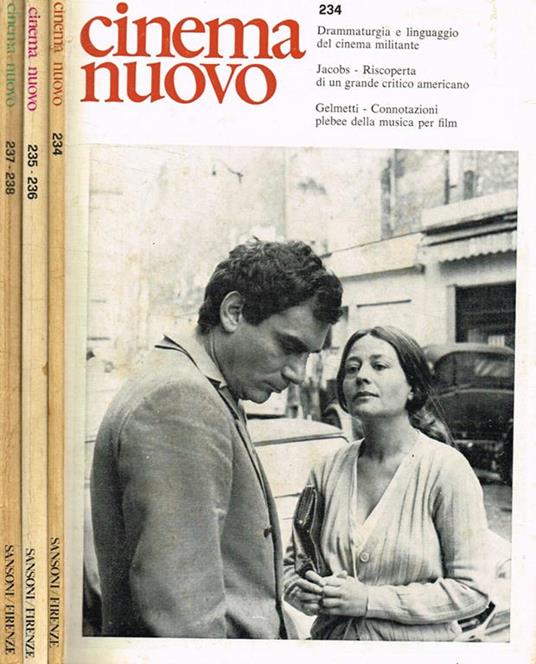 Cinema Nuovo. Rassegna bimestrale di cultura. Anno XXIV, 1975, n.234-235/236-237/238 - Guido Aristarco - copertina