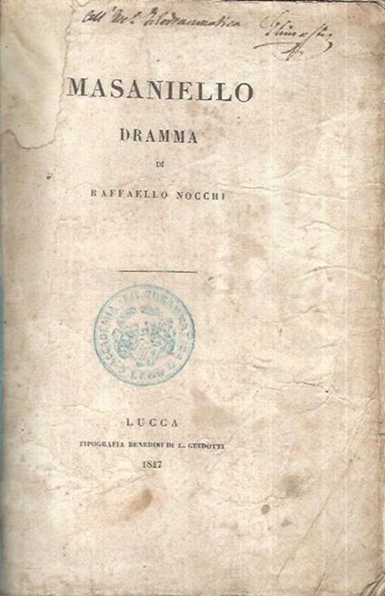 Masaniello - Raffaello Nocchi - copertina