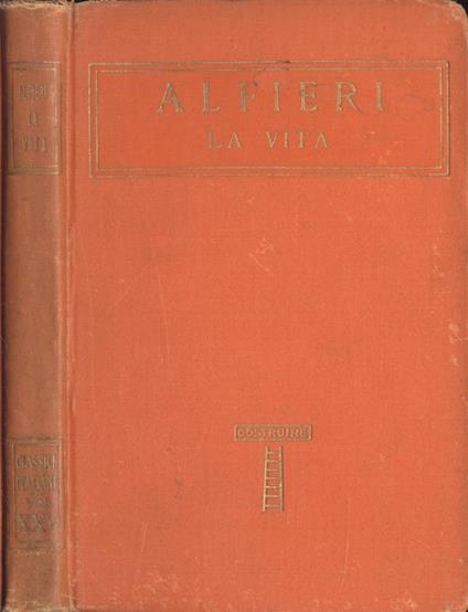 La vita - Vittorio Alfieri - copertina