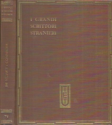 Commedie - Alfred de Musset - copertina