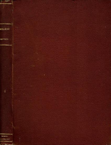 Oeuvres completes de Moliere tome premiere - Molière - copertina