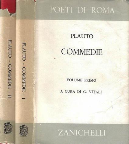 Commedie vol. I - II - T. Maccio Plauto - copertina