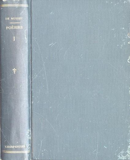 Poèsies Tome I - Alfred de Musset - copertina