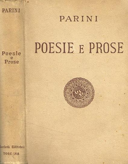 Poesie e prose - Giuseppe Parini - copertina