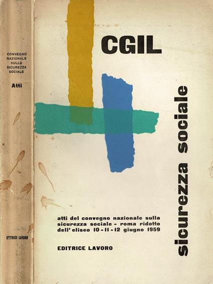 CGIL Sicurezza Sociale - copertina