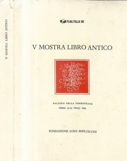 V Mostra libro antico - copertina