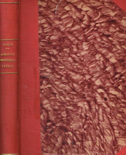 Manuale di diritto processuale civile - Andrea Lugo - copertina