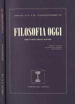 Filosofia oggi Anno XX n. 79 Fasc. III