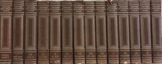 Dizionario enciclopedico italiano - copertina
