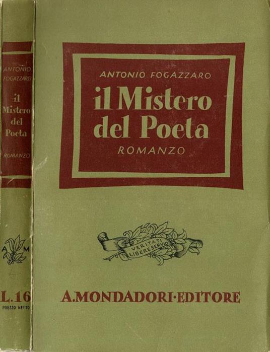 Il mistero del poeta - Antonio Fogazzaro - copertina