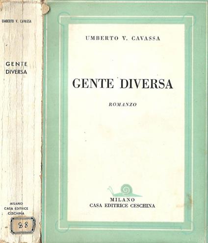 Gente diversa - Umberto V. Cavassa - copertina