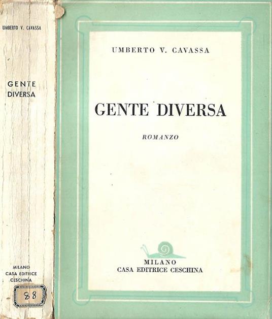 Gente diversa - Umberto V. Cavassa - copertina