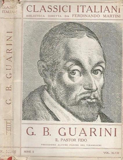 Il pastor fido - G. Battista Guarini - copertina