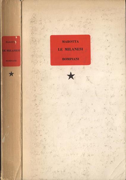 Le milanesi - Giuseppe Marotta - copertina