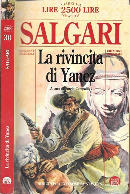 La rivincita di Yanez - Emilio Salgari - copertina