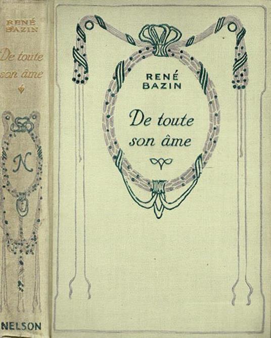 De toute son ame - René Bazin - copertina