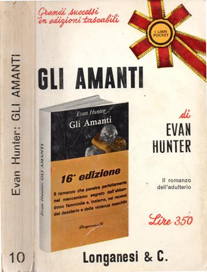 Gli amanti - Evan Hunter - copertina