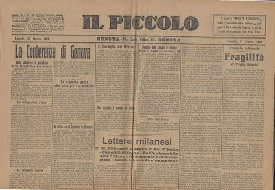 Il piccolo Anno III N. 59 - copertina