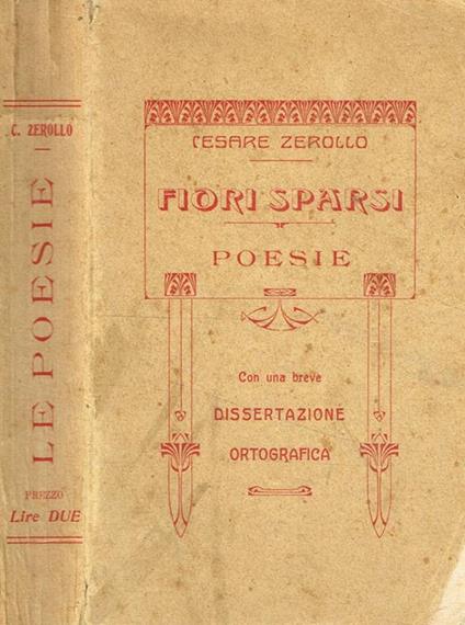 Fiori sparsi - copertina