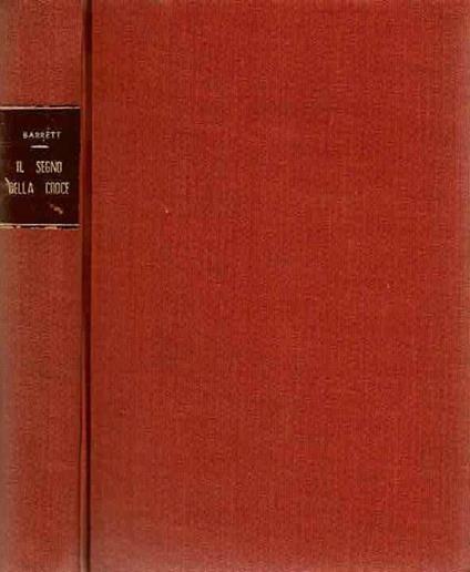 Il segno della croce - William Barrett - copertina