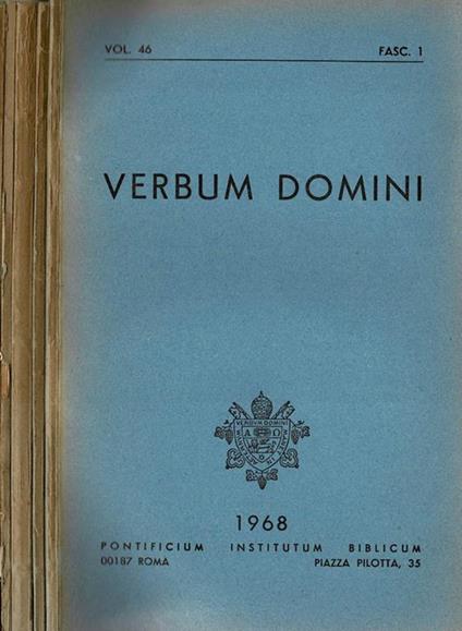 Verbum Domini - copertina