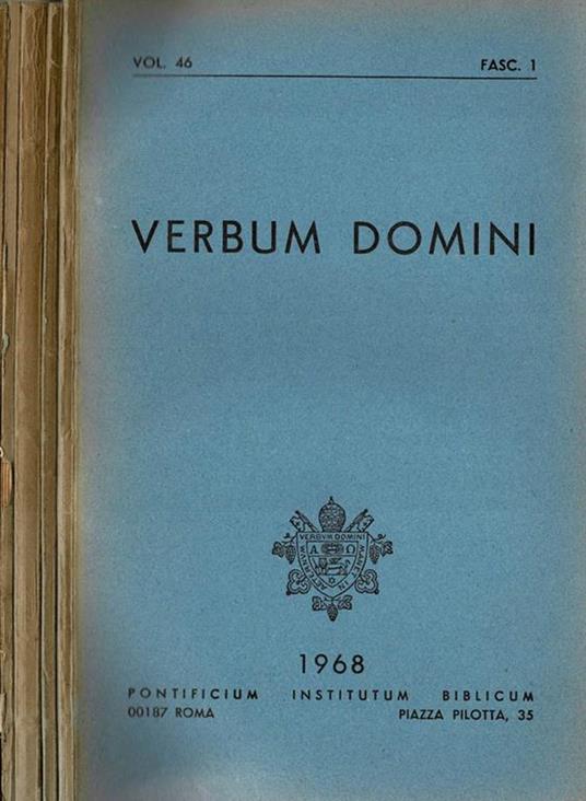 Verbum Domini - copertina