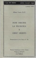 Don Orione la filosofia e Gesù Cristo