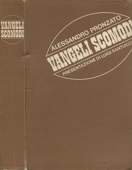 Vangeli scomodi - Alessandro Pronzato - copertina
