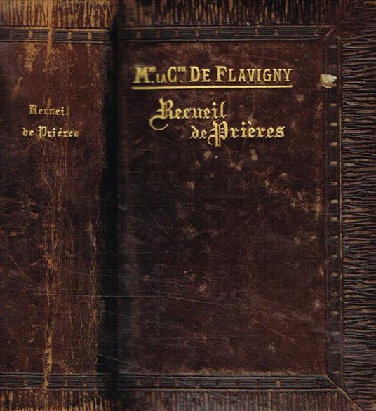 Recueil de prières de méditations et de lectures - copertina