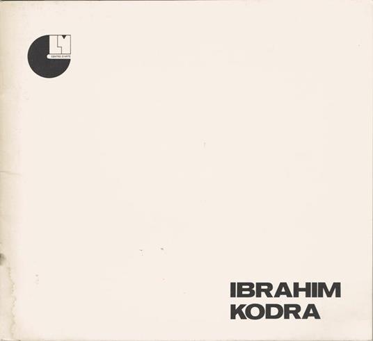 Ibrahim Kodra - Gualtiero De Santi - copertina