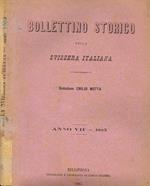 Bollettino storico della Svizzera italiana anno VII, 1885