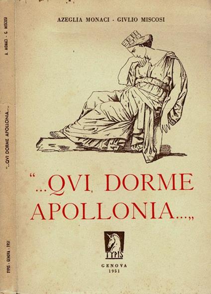 … qui dorme Apollonia… - copertina