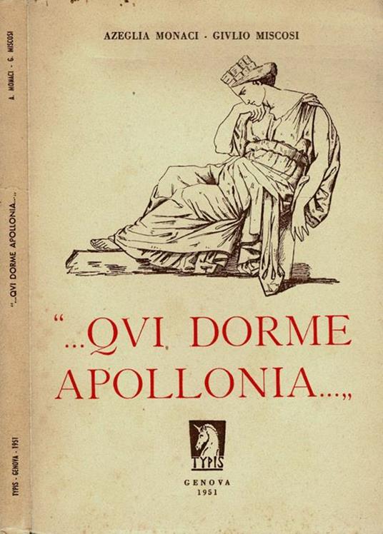 … qui dorme Apollonia… - copertina