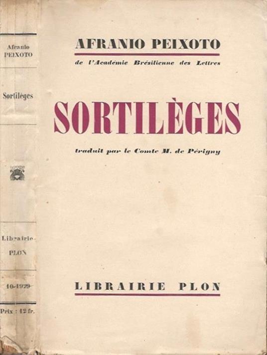 Sortilèges - copertina