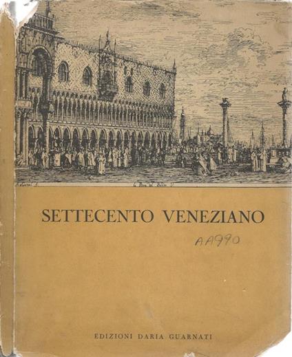 Mostra del Settecento veneziano - copertina