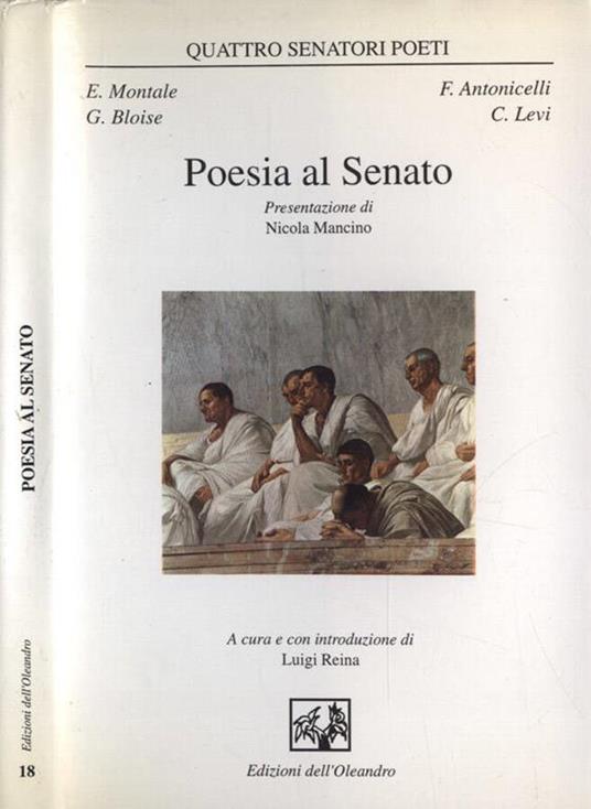 Poesia al Senato - copertina