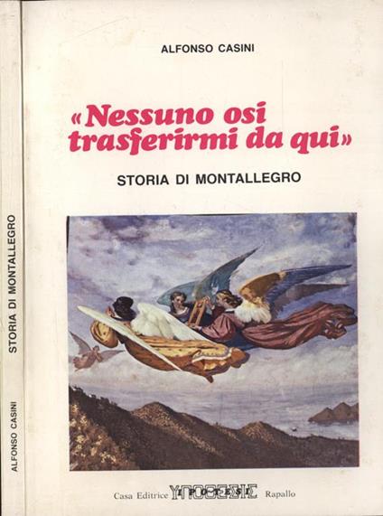 Nessuno osi trasferirmi da qui - Alfonso Casini - copertina