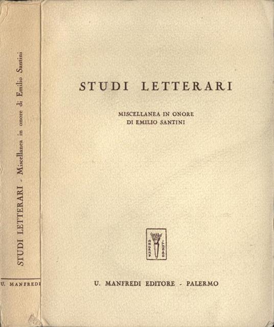 Studi letterari - copertina